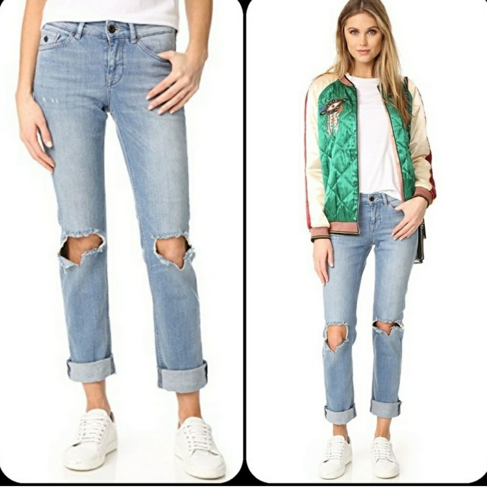 Scotch & Soda Supreme Straight Leg skinny jeans destructed 135220 17-SSLD-C85